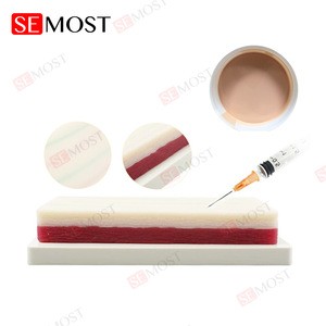 Medical grade silicone for Hospital surgery practice skin safe liquid silicone rubber for Practice injection and infusion