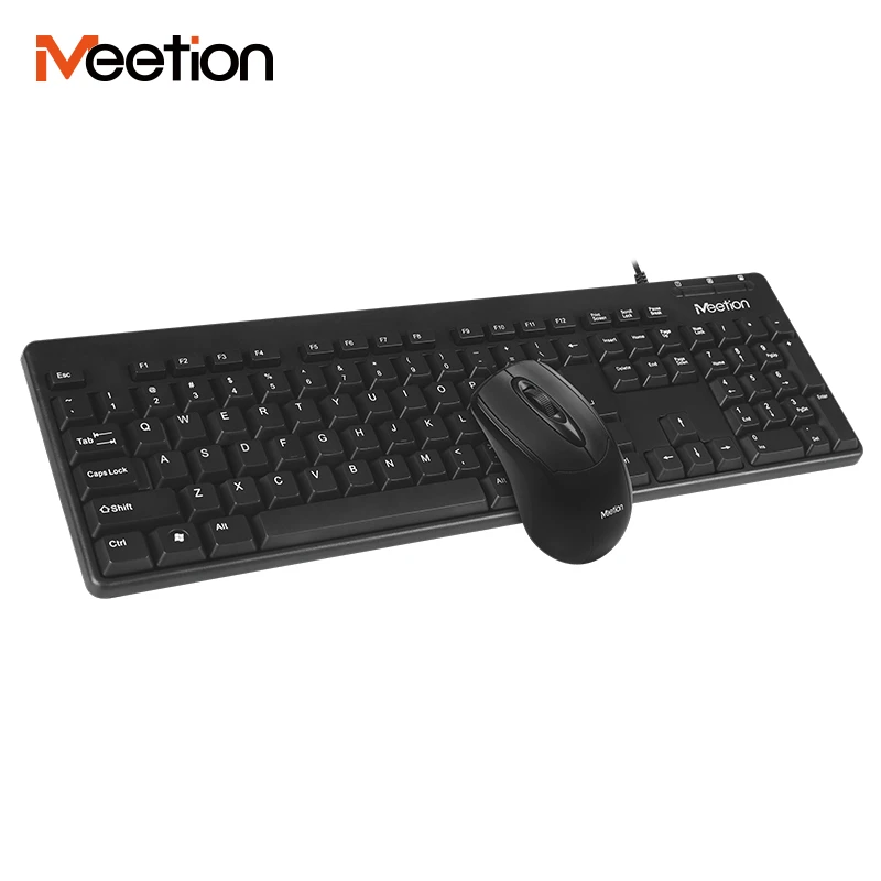 MeeTion AT100 Shenzhen PC Computer Office Wired Azerty Mice Keyboard And Mouse Kit Set Combo