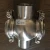Import Mega March Sourcing DN25 DN32 DN40 DN50 DN65 DN80 DN100 Cross Sight Glass Stainless Steel Sanitary Tank Fitting 4 Inch Tube from China