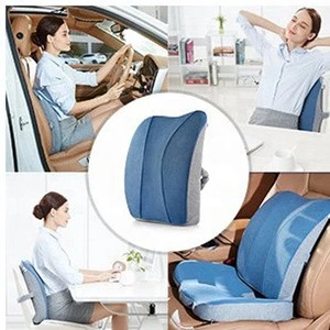Memory Foam Pillow Sciatic Back Pain Relief Office Chair Lumbar Support Cushion