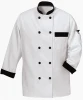 Men Chef Coat Hotel Restaurant Kitchen Cook Uniform Jacket