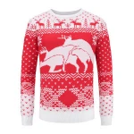 Men custom knit ugly christmas sweater