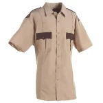 Men's Short Sleeve Security Police Uniform Shirt workwear Security Guards Uniform Shirt Short Sleeve