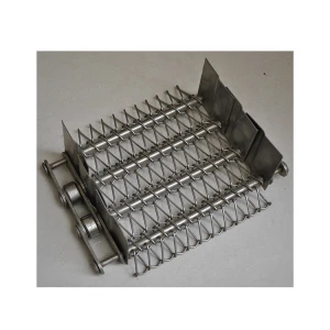 metal mesh conveyor belt for biscuit oven / oven conveyor chain / tunnel oven mesh chain