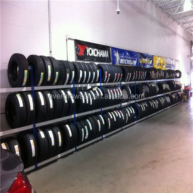 Metal Tire Storage Rack,Warehouse Storage Stacking Folding Metal Commercial Tire Rack
