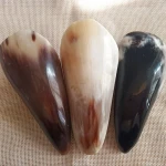 middle size 9-12cm buffalo horn scraping plate  canister guasha board Scrapes the skin the board scraping therapy