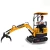 Import mini 800kg excavator digger prices with new grasp log from China