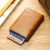 Import Mini Smart Women Men Leather Money Clip Automatic Pop-up Card Case Wallet | Slim RFID Blocking Wallet | Front Pocket Card Wallet from China
