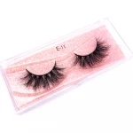 Mink Lashes 3D Mink Eyelashes 100% Cruelty free Lashes Handmade Reusable Natural Eyelashes Wispies False Lashes Makeup E11