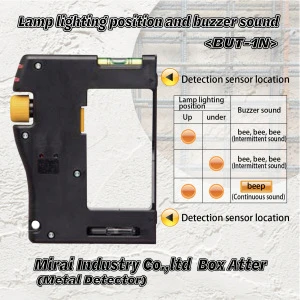 Mirai Industry High Quality Easy Sensitivity Handheld Latest Gold Industrial Metal Detector