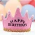 Import Mixed Color Non-woven Glowing King Princess Crown LED Birthday Party Hat from China