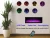 Import Modern 3D Electric Fireplace Heater Insert Fire Place 7 Multi Color LED Flame with Log Set from China