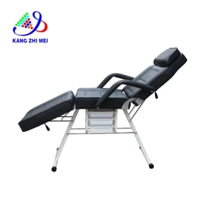 Modern Adjustable Beauty Spa Salon Tattoo Cosmetic Facial Chair Eyelash Bed Multi-Purpose MassageTable  With Armrest