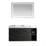 Modern bathroom furniture black slate bathroom vanity cabinets