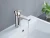 Import Modern Chrome Single-Handle Bathroom Faucet with Drain Assembly from China