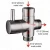 Import Modern design quick open Water filter shower mixer angle globe valve ball shower diverter cartridge from China