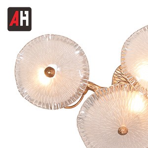 Modern Nordic Style Dinning Room Creative Design Gold Brown LED Wall Lamp
