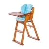 Modern portable wooden folding baby dining high chair 503 J