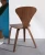 Import Modern restaurant dining room furniture bent plywood norman cherner dining chair walnut veneer side chair from China
