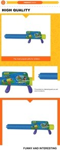 most popular summer EVA long light toys water gun for kids with low prices