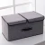 Import Multi-function Waterproof Cute eco cube cotton linen foldable toy storage boxes with lids from China