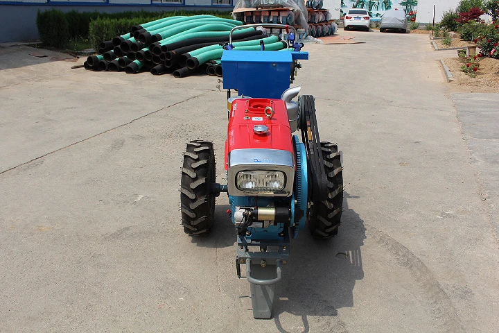 Multi-Purpose Two Wheel Hand Walking Tractor 10 HP 12hp Walking Tractor Attachments
