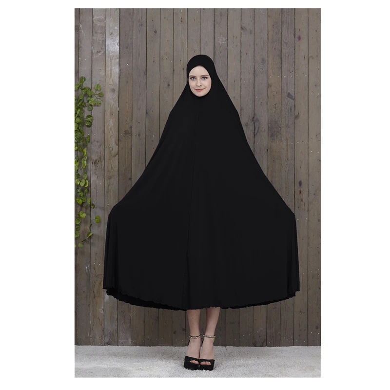 Muslim burqa designs women abayas kaftan robe jilbab khimar Islamic clothing abaya praying bat sleeve dress