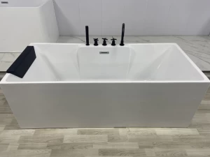 Natural Fashion Acrylic Freestanding Keep Warm Bathroom Bath Tub