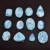 Import Natural Larimar Cabochon Gemstone Mix Shape Blue Larimar Loose Gemstone For Jewelry Making from India