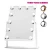 Import New 2019 amazon top seller 2018 vanity LED makeup mirror cabinet Hollywood mini barber mirror from China