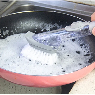 New arrival high quality creative durable dish sponge cleaning tools with handle