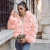 Import New Arrival Winter Warm Fluffy Thick Fake Fox Fur Short Coat Women Europe Faux Fur Style Coats from China