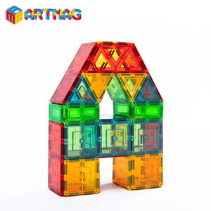New baby toys wholesale novelty Supply furniture toys preschool Gift 3D Magnetic Tiles Building Blocks for kids