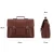 Import New big size waterproof shoulder messenger unique men business bags executive leather briefcase from China