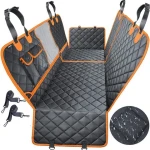 New Design Waterproof Dog Cars SUV Cushion Pad Pet Car Backseat Cover With Mesh Window