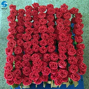 New Fashion artificial wedding decorations artificial dried rose flower