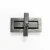 Import New fashion decoration zinc alloy turning lock end closure buckle for handbag from China