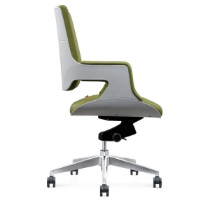 New Leather  Office Chair Parts Swivel Base pu Leather Boss Chair Plywood Desk Office Chair