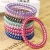 Import New Mix Color Telephone Wire Hair Rope Elastic Hair Ties Hairband Spring Rubber Hairband Hair Accessories Women 100pcs from China