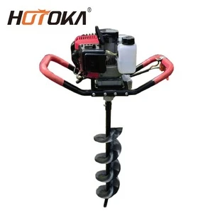 new model hand push hole digging auger post hole digger earth auger ground auger