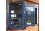 New style Thermal break Aluminum folding window Hot-sale modern design by Aluwindoor Factory  water proof &  high security