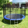 New Upgrade Outdoor Trampoline for Kids Adults with Safety Enclosure Net and T-Hook, Backyard Trampoline 16 14 12 10 8 6 5ft