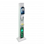 New Version Hot Sale Face Scan Recognize Thermal Body Temperature Measurement detector Attendance Machine Time Recording