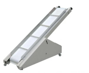 New Version Material Handling Equipment-Output Conveyor Belt Systems For Finished Bags Or Cartons