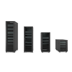 Buy Newly Type Storage Steel Av Cabinet Glass Door Network Av Rack from ...