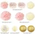 Import Nicro  Holiday  black and gold party kit honeycomb ball golden lanterns push pop from China