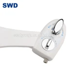 Non-Electric Bidet Attachment for Toilet Self Cleaning Dual Cleaning Nozzle Spray Bidet Attachment