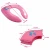 Import Non Slip Silicone Travel Folding Portable Reusable plastic Potty Training kids toilet Seat cover/Foldable Potty seat from China
