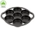 Import Nonstick Square Cast Iron Baking Tray with Two Handle Black 16 Holes Gift from China