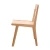 Import Nordic Style Dining Room Furniture Single Design Restaurant Wood Chairs from China